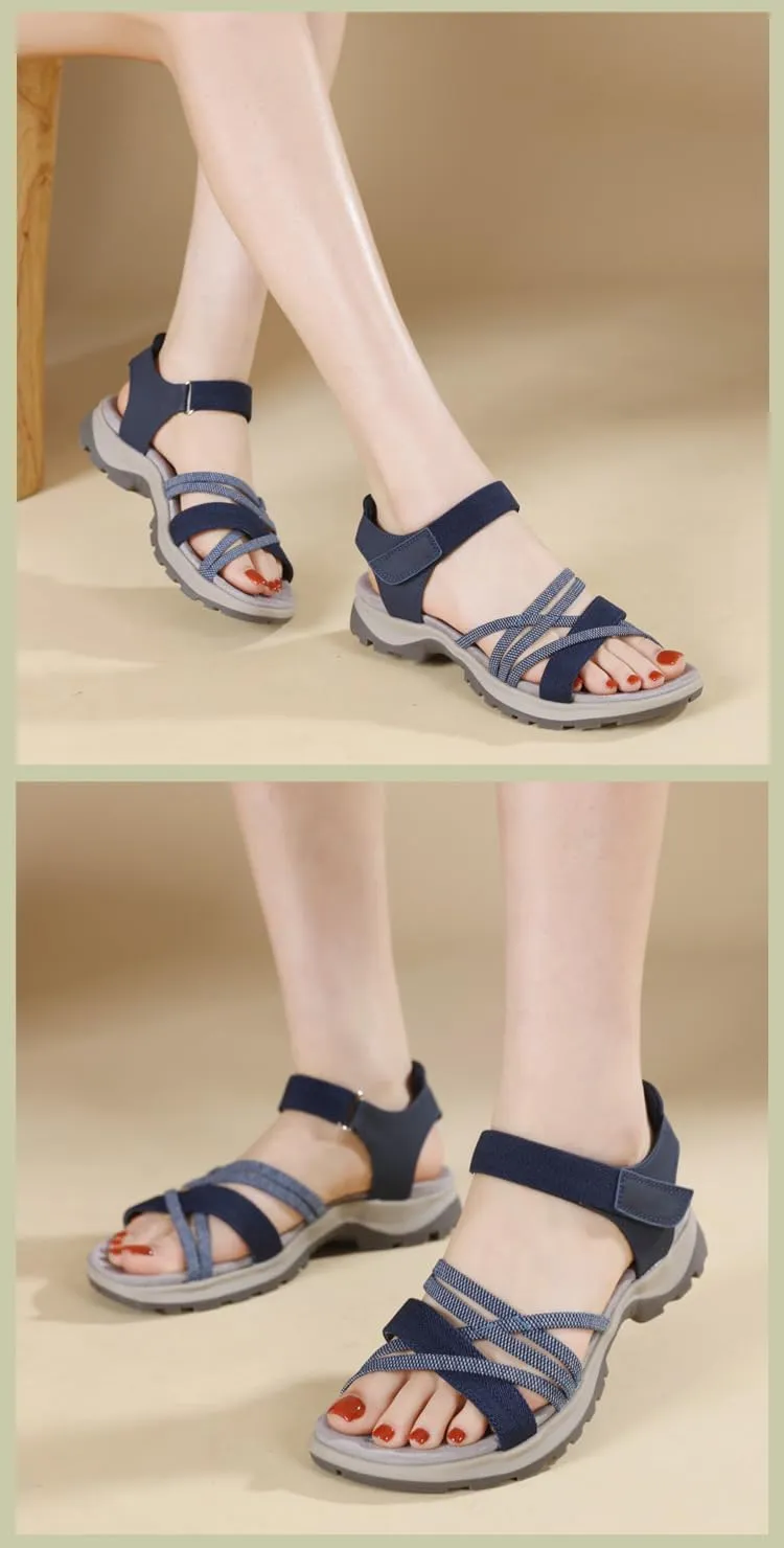 Women's summer sports sandals, large-sized casual shoes
