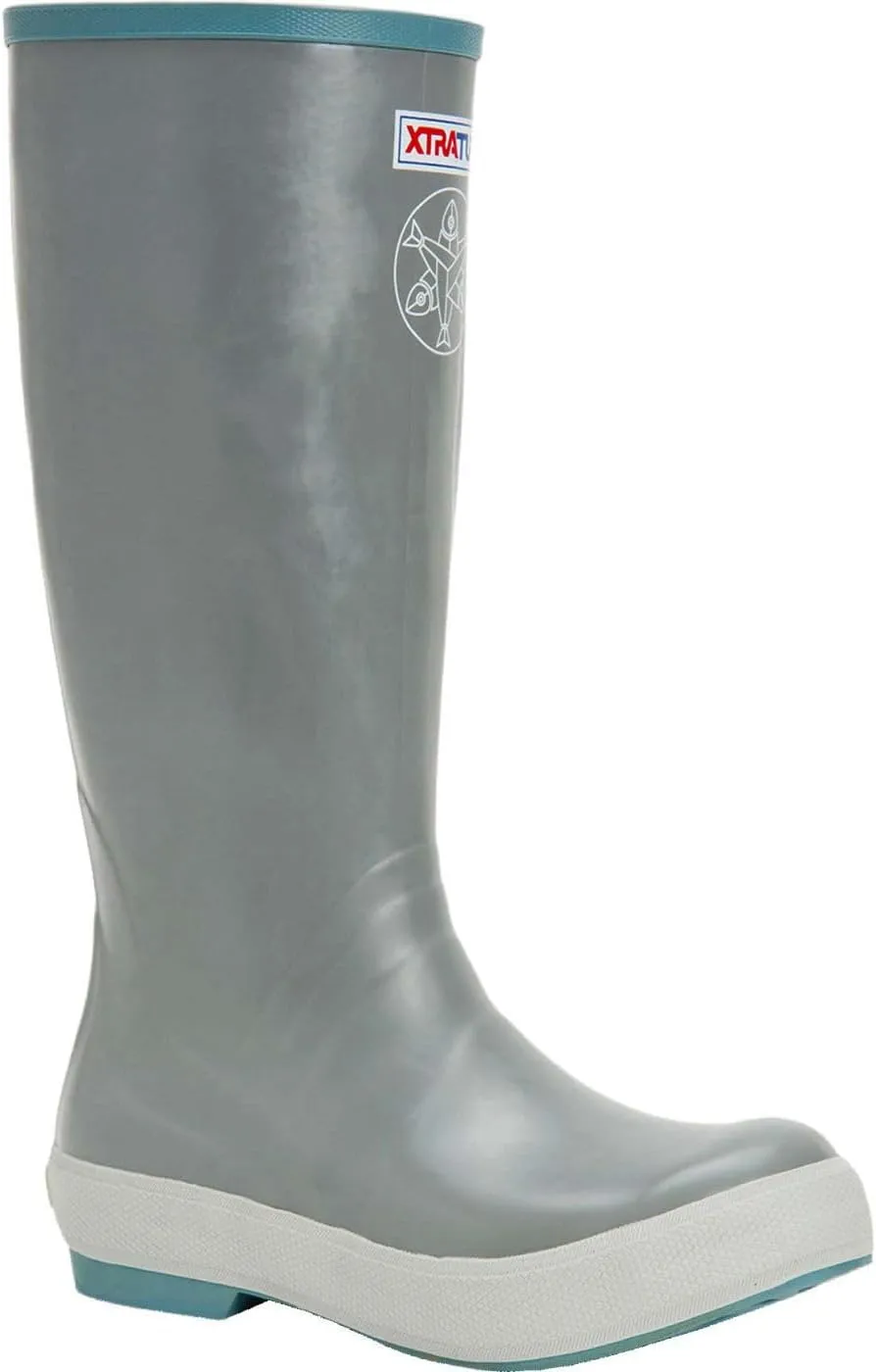 Xtratuf Womens Salmon Sisters 15in Legacy Non-Marking Slip-Resistant Waterproof Neoprene Rubber Rain Fishing Boots
