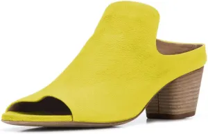 YDN Women Peep Open Toe Booties Pumps Block Chunky Mid Low Heels Loafers Slip on Comfortable Shoes