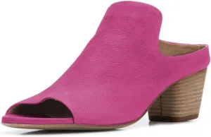 YDN Women Peep Open Toe Booties Pumps Block Chunky Mid Low Heels Loafers Slip on Comfortable Shoes