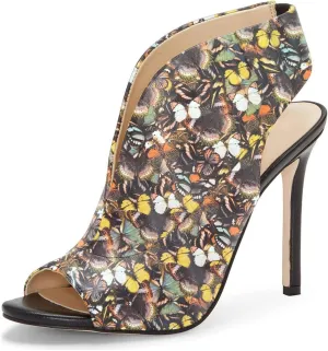 YDN Women's Chic Slingback Peep Toe Stiletto High Heel Sandals Ankle Boots Cutout Party Office Shoe Size 4-15 US