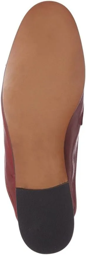 YDN Women's Low Heel Slide Clogs Closed Toe Mules Slip on Loafers Flats Shoes with Fringes