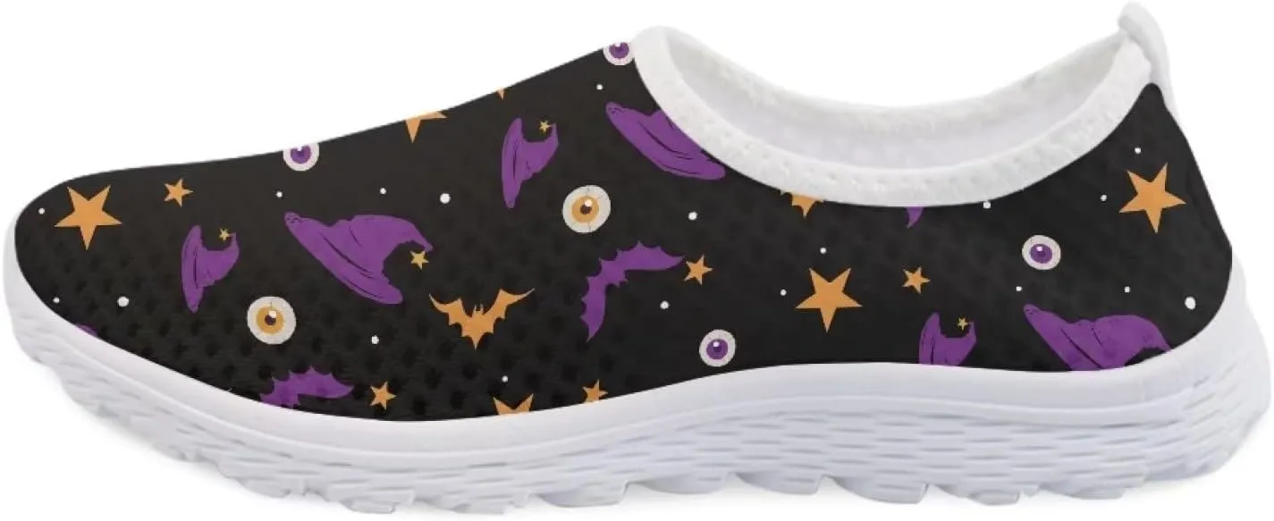 Ystardream Halloween Cosplay Shoes for Women Slip On Sneakers Lightweight Comfortable Walking Tennis