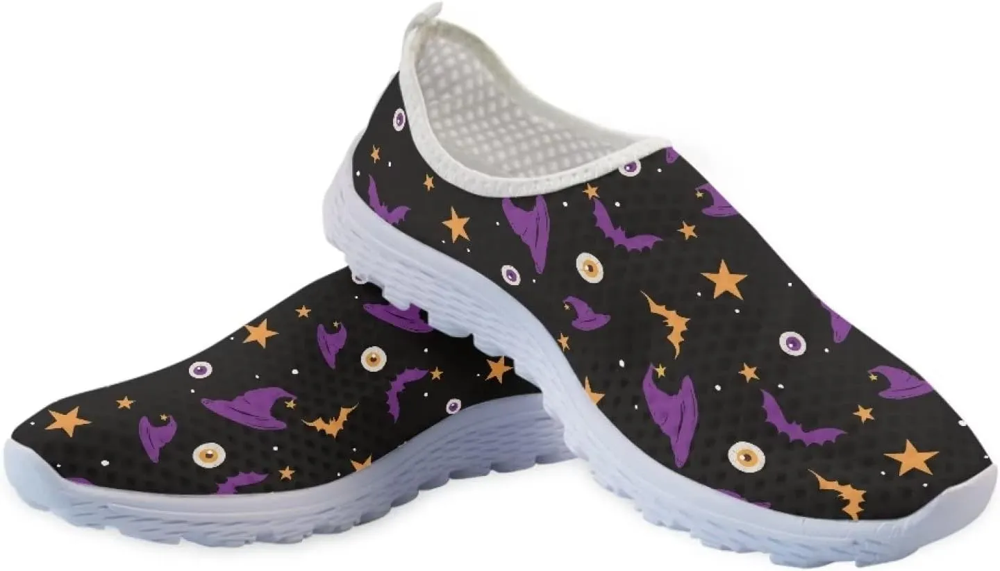 Ystardream Halloween Cosplay Shoes for Women Slip On Sneakers Lightweight Comfortable Walking Tennis