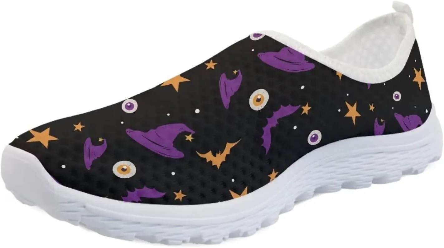 Ystardream Halloween Cosplay Shoes for Women Slip On Sneakers Lightweight Comfortable Walking Tennis